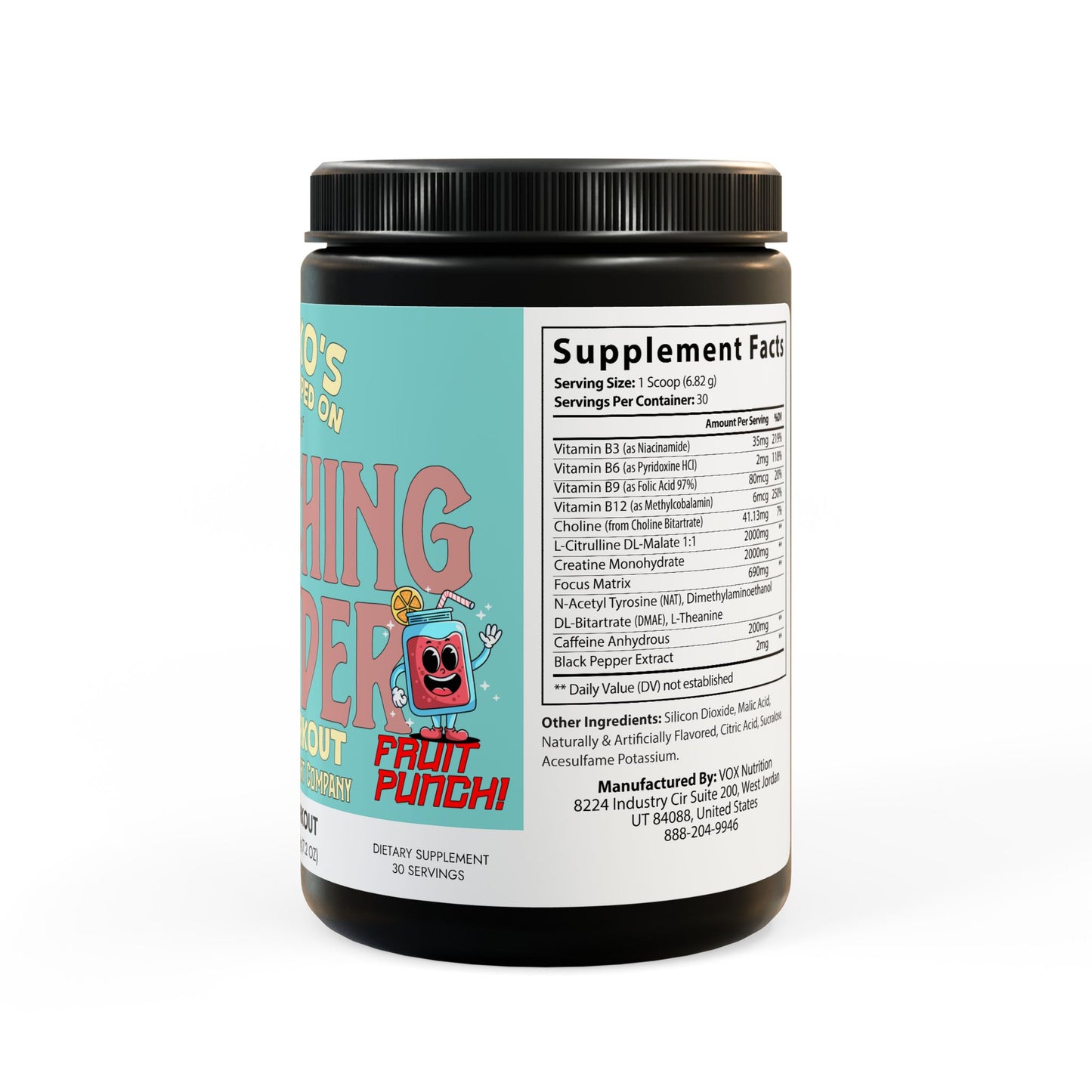 Pre-Workout: Marching Powder, Fruit Punch (204g, 7.1oz)