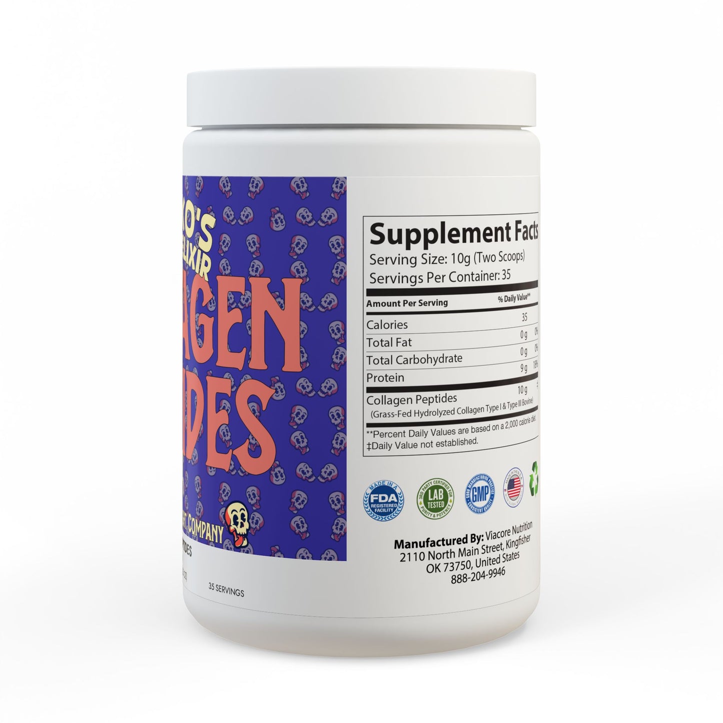 Collagen Peptides Type I & III Supplement (350g, 12.3oz)