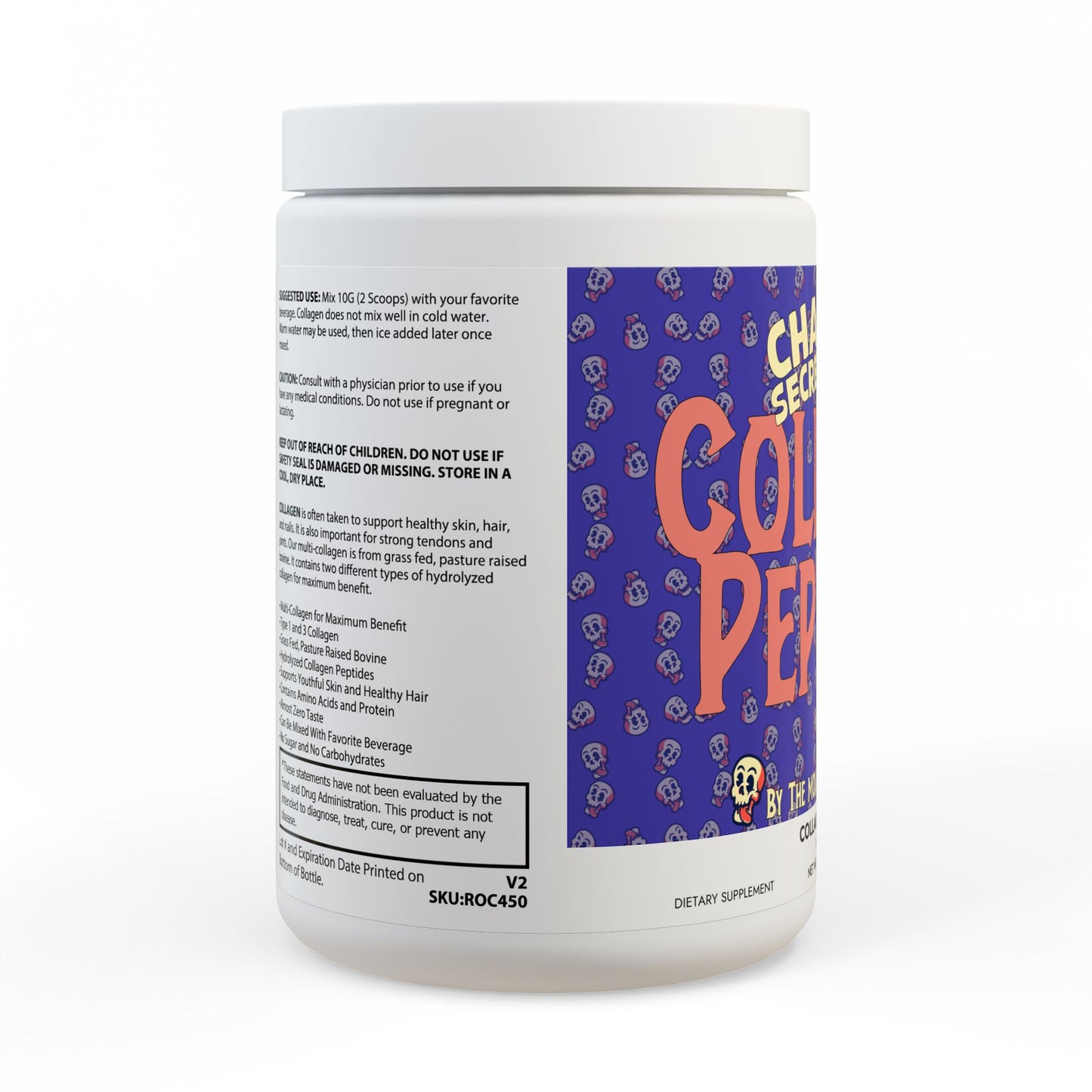 Collagen Peptides Type I & III Supplement (350g, 12.3oz)