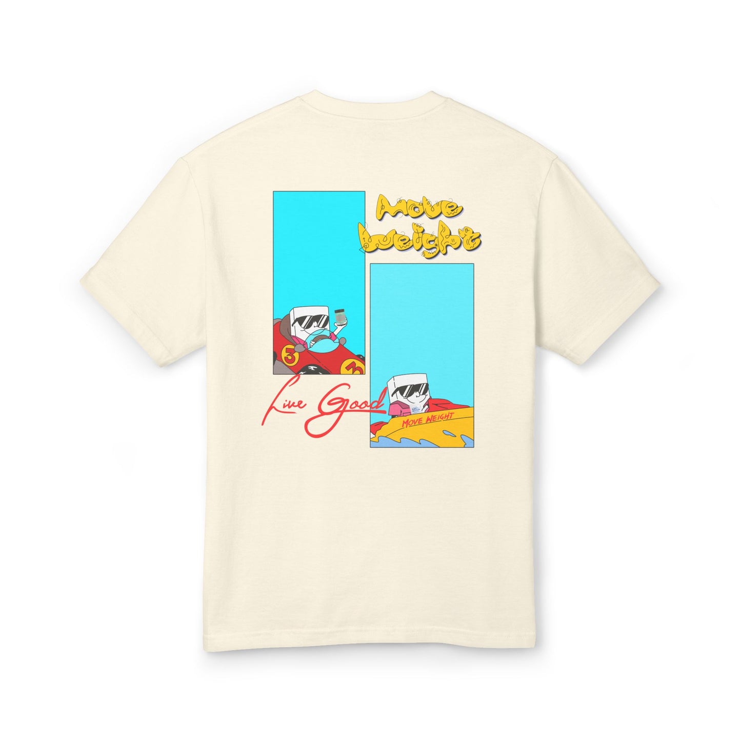 Move Weight Live Good - Summer vibes Heavy Tee